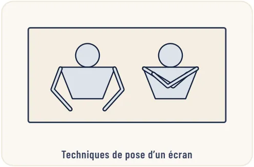 Pose et utilisation des écrans – illustration 5