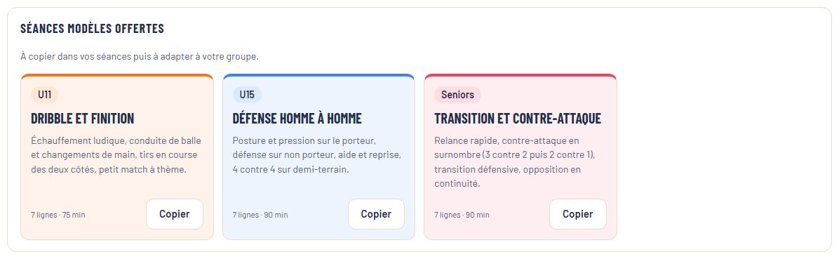 Séances modèles offertes